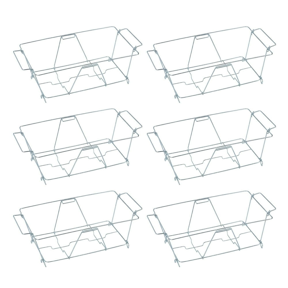 Folding Chafing Stand Set, Wire Buffet Server Rack for Outdoor Catering  product photo
