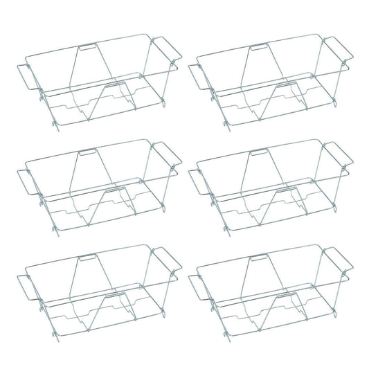 Folding Chafing Stand Set, Wire Buffet Server Rack for Outdoor Catering  product photo
