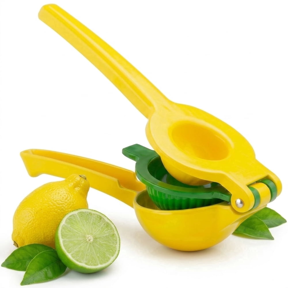 Handheld Citrus Juicer, 2-in-1 Lemon and Lime Squeezer Manual Press for Outdoor Bar Use  product photo