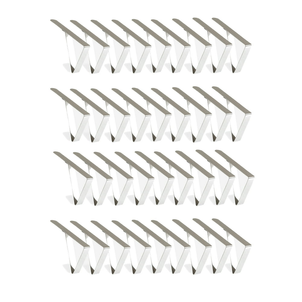 Tablecloth Clips, Stainless Steel Spring Clamps for Outdoor Tables, Multi-Pack  product photo